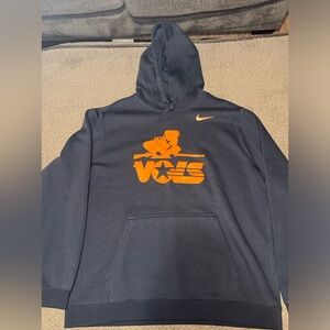 Tennessee Volunteers Nike Vintage School Logo Pullover Hoodie - Charcoal XL NWT